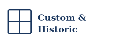 + custom & historic