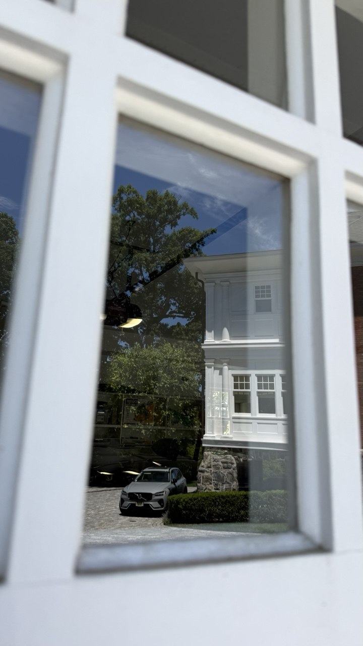 Restored window sash with new glass installed, ready to go back into the opening