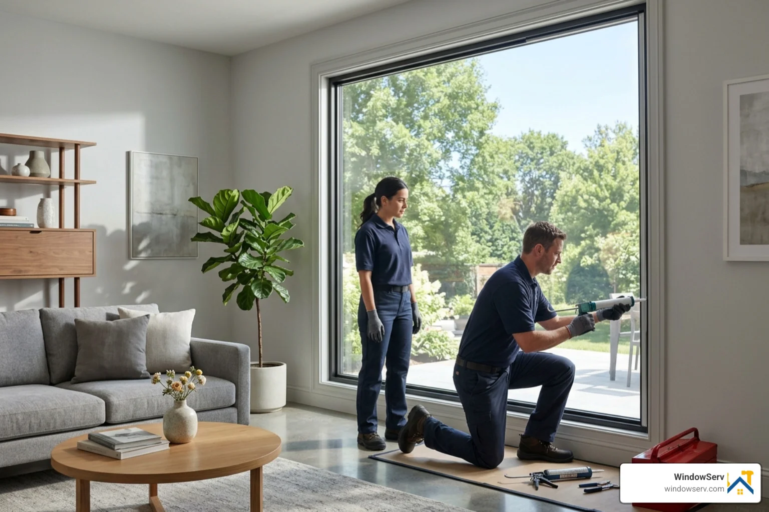 igu replacement double pane window clear view modern home interior - igu replacement