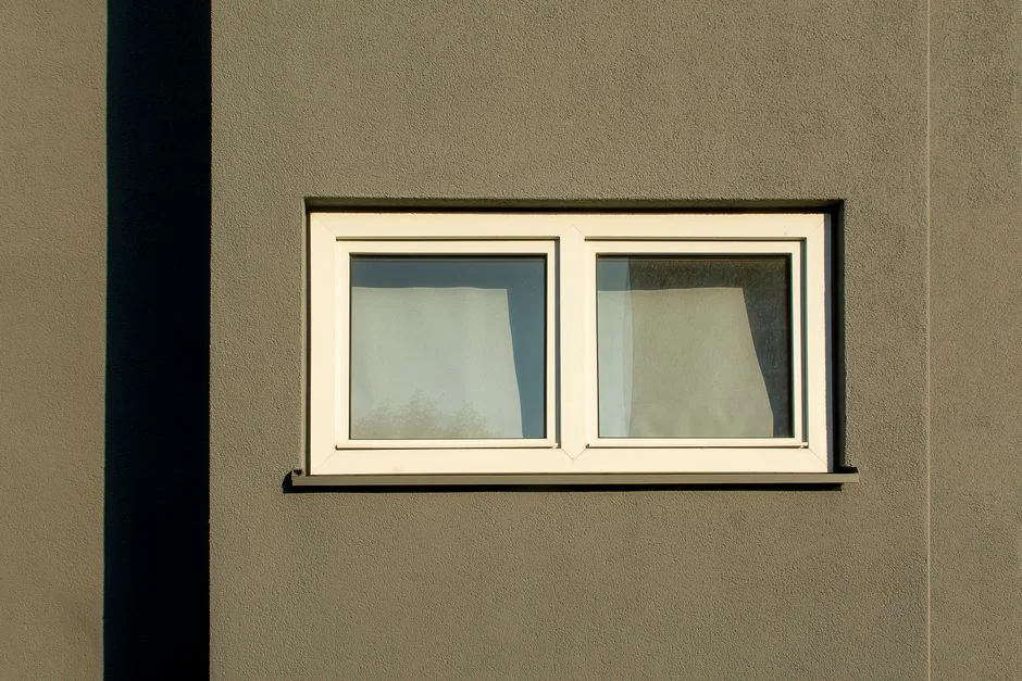 IMAGE of clean modern window frames showing tracks and sashes