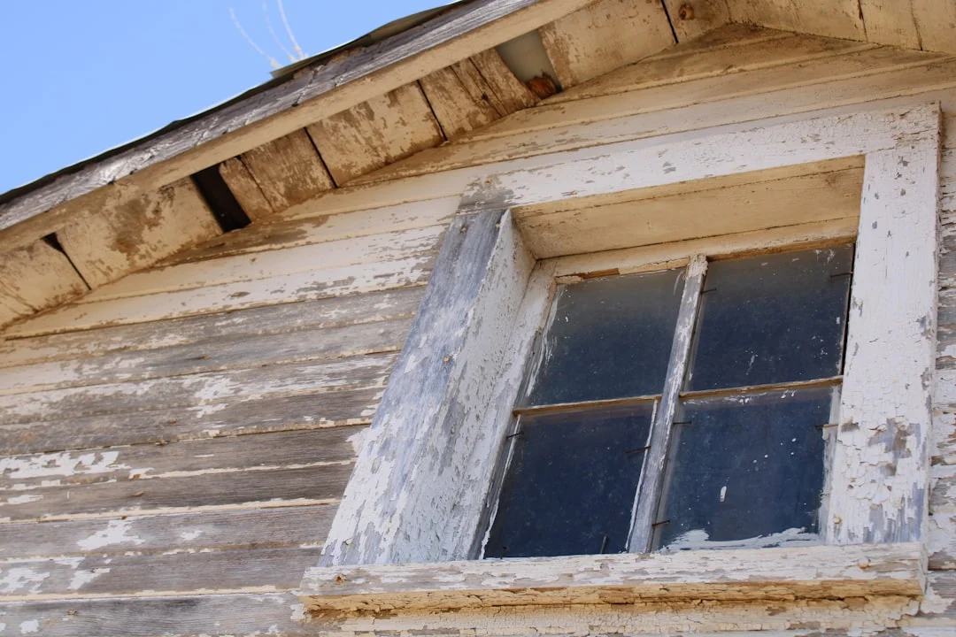 window wood trim repair rotted exterior close up