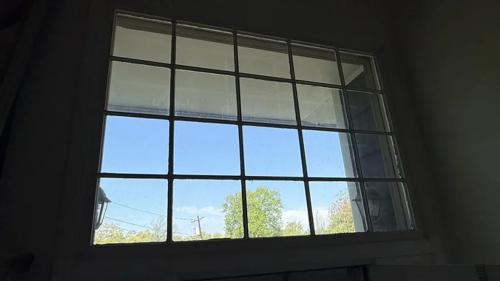 Multi-pane wood window restoration project in New Jersey