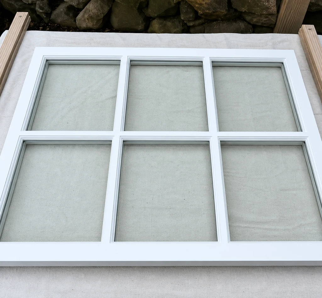 Restored window sash after WindowServ repair in New Jersey